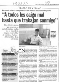 "A todos les caigo mal hasta que trabajan conmigo"  [artículo] Marietta Santí