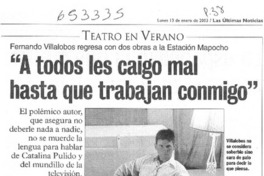 "A todos les caigo mal hasta que trabajan conmigo"  [artículo] Marietta Santí