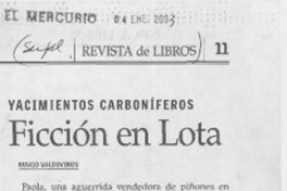 Ficción en Lota  [artículo] Mario Valdovinos