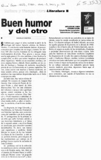 Buen humor y del otro  [artículo] Camilo Marks