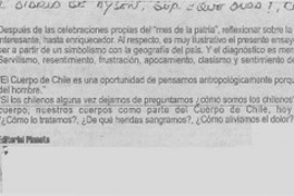 El cuerpo de Chile  [artículo]