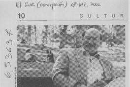 Unesco premió a escritor chileno Antonio Skármeta  [artículo]
