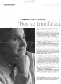 "Hoy se triunfaliza la infidelidad"  [artículo] María Paz Lagos V.