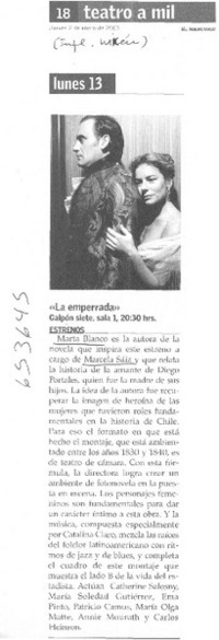 "La emperrada"  [artículo]