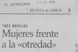 Mujeres frente a la "otredad"  [artículo] María Ester Martínez Sanz