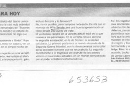 Un "Godot" para hoy  [artículo] Leopoldo Pulgar