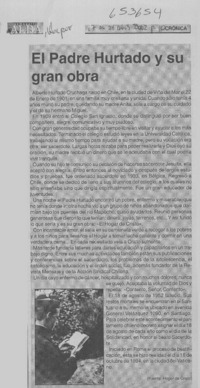 El Padre Hurtado y su gran obra  [artículo]