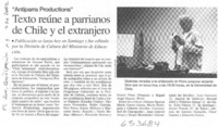 Texto reúne a parrianos de Chile y el extranjero  [artículo]