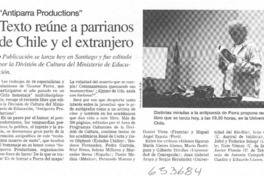 Texto reúne a parrianos de Chile y el extranjero  [artículo]