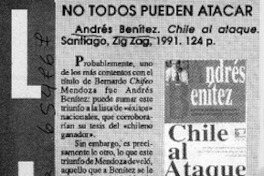 No todos pueden atacar  [artículo]