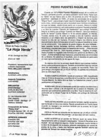 Pedro Fuentes Riquelme  [artículo]