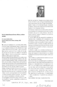 Profesor doctor Rodolfo Rencoret Donoso, médico y cristiano ejemplar  [artículo] Teresa Donoso Loero