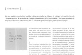 U  [artículo] Gonzalo Rojas G.