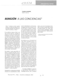 Remezón a las conciencias  [artículo] Eduardo Guerrero