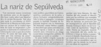 La nariz de Sepúlveda  [artículo]