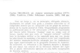 Aumen, antología poética (1975-1988)