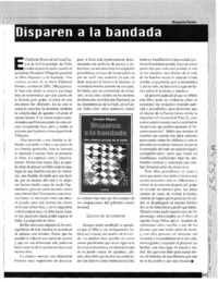 Disparen a la bandada  [artículo] Margarita Pereira