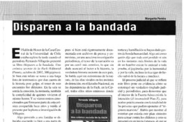 Disparen a la bandada  [artículo] Margarita Pereira