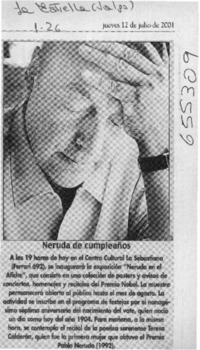 Neruda de cumpleaños  [artículo]