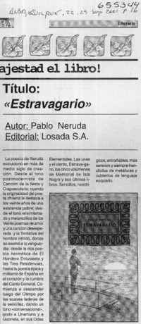 "Estravagario"  [artículo]
