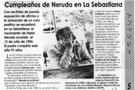 Cumpleaños de Neruda en La Sebastiana  [artículo]