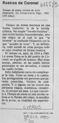 Rostros de Coronel  [artículo]