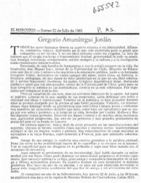 Gregorio Amunátegui Jordán  [artículo]