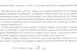 El Mito y sus leyendas.  [artículo] José Luis Widow Lira.
