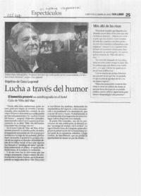 Lucha a través del humor.  [artículo]