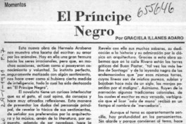 El príncipe negro  [artículo] Graciela Illanes Adaro.