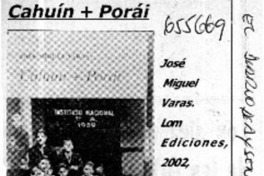 Cahuín + porái