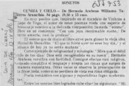 Sonetos.  [artículo]