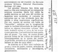 Recuerdos de mi padre.  [artículo]