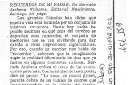 Recuerdos de mi padre.  [artículo]