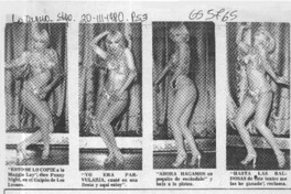 Vedette le gana a la actriz en el estreno de Maggie Lay.  [artículo]