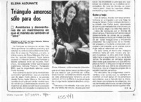 Triángulo amoroso sólo para dos  [artículo] Dario Oses.