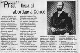 "Prat" llega al abordaje a Conce.  [artículo]