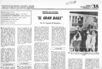El gran baile.  [artículo] M. Eugenia Di Doménico.