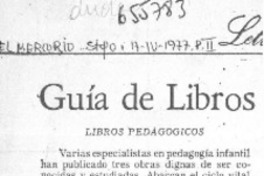 Guía de libros.  [artículo]