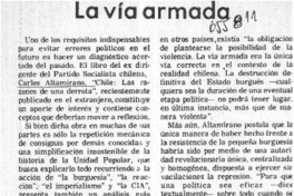 La Vía armada.  [artículo]
