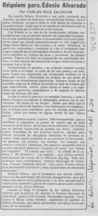 Réquiem para Edesio Alvarado
