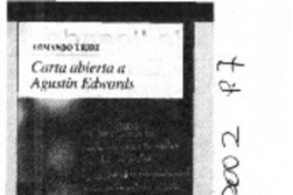 Carta abierta a Agustín Edwards