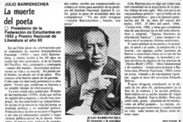 La muerte del poeta.  [artículo] Jaime Quezada.