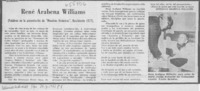 René Arabena Williams.