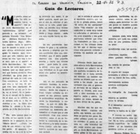 Guía de lectores.  [artículo] Hernán Poblete Varas.