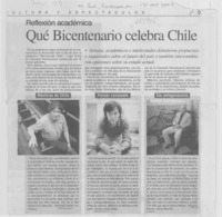 Qué bicentenario celebra Chile.