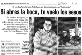 Si abres la boca, te vuelo los sesos : [entrevista y comentario] [artículo] Rodrigo Castillo R.