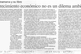 "El crecimiento económico no es un dilema ambiental"  [artículo]