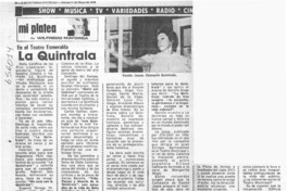 La Quintrala.  [artículo] Wilfredo Mayorga.