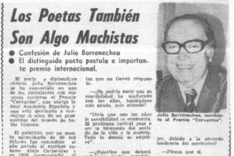 Los poetas también son algo machistas